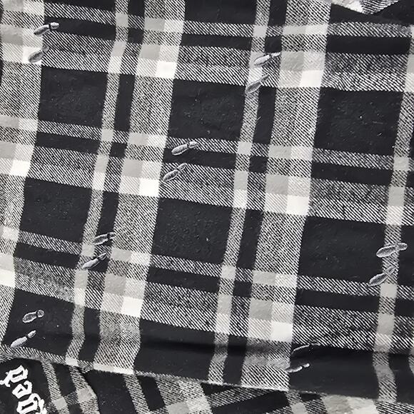 Harry Potter Cakeworthy Black and White Plaid Flannel Shirt 4XL - Picture 5 of 7